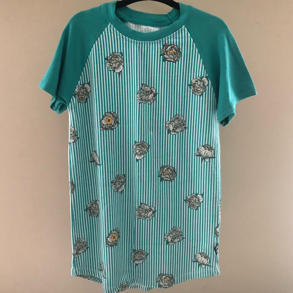 Rags to Raches striped shirt